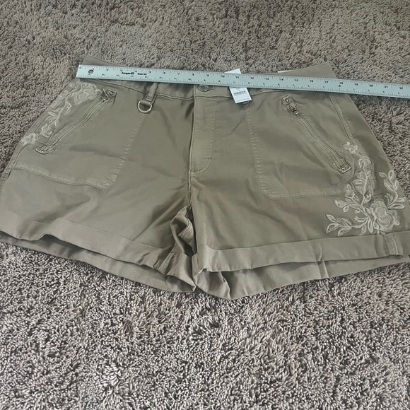 NWT new 14 whbm White House black market pret a play shorts tan toasted hazelnut - Picture 14 of 17